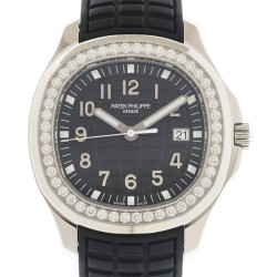 Aquanaut Quartz Diamond Black Dial Ladies Watch 5267-200A-001