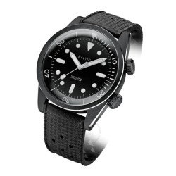 Aquascaphe Automatic Black Dial Men's Watch AQUADUABLACKPVD