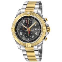 T38 Chronograph Quartz Grey Dial Men's Watch 42804B