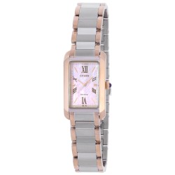 L Bianca Eco-Drive Mother of Pearl Dial Ladies Watch EW5624-54Y