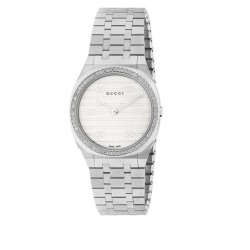 25H Quartz Diamond Silver Dial Ladies Watch YA163503
