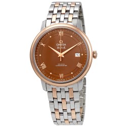 De Ville Prestige Automatic Chronometer Brown Dial Two-Tone Men's Watch 424.20.40.20.13.001
