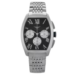 Pre-owned Longines Evidenza Chronograph Automatic Black Dial Men's Watch L2.643.4.58.6