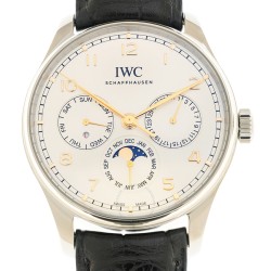 Portugieser Perpetual Calendar Automatic Silver Dial Men's Watch IW344203