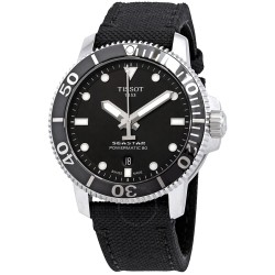 Seastar 1000 Automatic Black Dial Men's Watch T120.407.17.051.00
