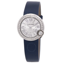Ballon Blanc De Cartier 26mm Quartz Silver Dial Ladies Watch W4BL0002