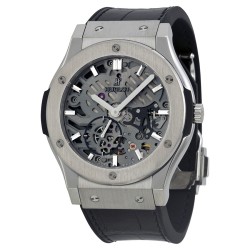 Pre-owned Hublot Classic Fusion Skeleton Dial Men's Watch 545.NX.0170.LR