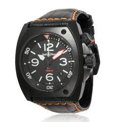 Pre-owned Bell and Ross Marine Automatic Black Dial Men's Watch BR02-20