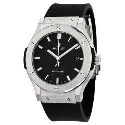 Classic Fusion Automatic Black Dial Black Rubber Men's 45mm Watch 511.NX.1171.RX