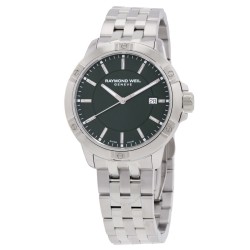 Raymon Weil Tango Quartz Green Dial Men's Watch 8160-ST-52041