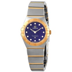 Constellation Quartz Diamond Blue Dial Ladies Watch 131.20.25.60.53.001