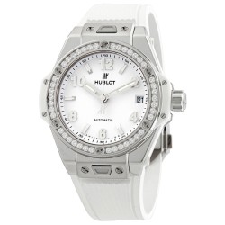 Big Bang One Click Automatic Diamond White Dial Ladies Watch 465.SE.2010.RW.1204
