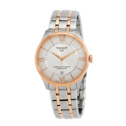 Chemin Des Tourelles Automatic Silver Dial Two-Tone Men's Watch T1398072203800