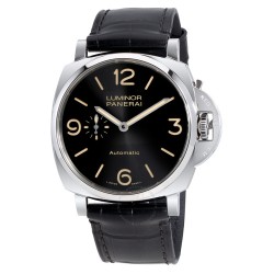 Pre-owned  Luminor Due 3 Days Automatic Black Dial Men's Watch