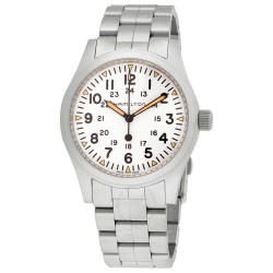 Field Hand Wind White Dial Men's Watch H69529113