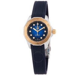 Aquaracer Professional 200 Automatic Diamond Blue Dial Ladies Watch WBP2450.FT6215