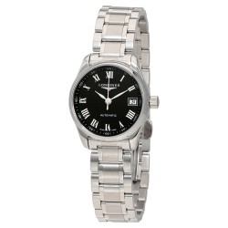 Master Automatic Black Dial Ladies Watch L2.128.4.51.6