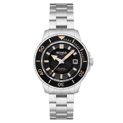 Hermann Automatic Black Dial Men's Watch SC-1016-11