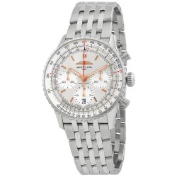 Navitimer Chronograph Automatic Chronometer Silver Dial Men's Watch AB0139211G1A1