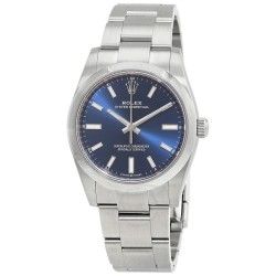 Oyster Perpetual 34 Automatic Chronometer Blue Dial Ladies Watch 124200BLSO