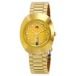 DiaStar Original Jubile Gold Automatic Gold Dial Gold PVD Men's Watch R12413493