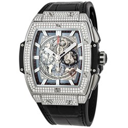 Spirit of Big Bang Chronograph Skeleton Dial Men's Watch 601.NX.0173.LR.1704