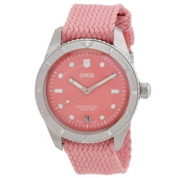 Oris Divers Sixty-Five Automatic Pink Dial Unisex Watch 01 733 7771 4058-07 3 19 04S