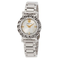 Greca Glam Quartz Silver Dial Ladies Watch VE2Q00322