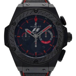 Pre-owned Hublot King Power Chronograph Automatic Black Dial Men's Watch 703.CI.1123.NR.FMO10