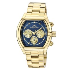 Roman Chronograph Quartz Blue Dial Men's Watch 1291DROS