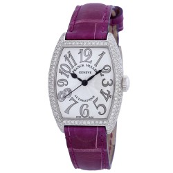 Cintree Curvex Automatic Diamond Ladies Watch 7500 SC AT FO REL D 8CD AC
