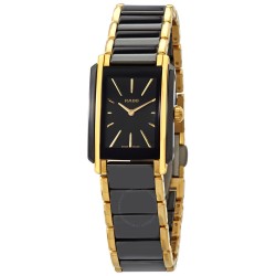 Integral Quartz Black Dial Two-tone Ladies Watch R20845162