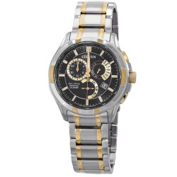 Eco-Drive Perpetual Alarm Black Dial Men's Watch BL8164-57E