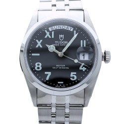 Pre-owned Tudor Date + Day Automatic Black Dial Men's Watch 76200