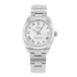 Pre-owned Rolex Oyster Perpetual Automatic Chronometer White Dial Ladies Watch 177200 WBLRO