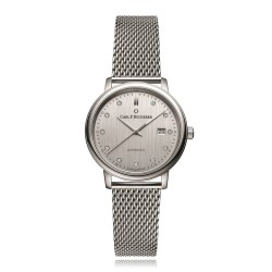Adamavi Automatic Diamond Silver Dial Ladies Watch 00.10320.08.17.21