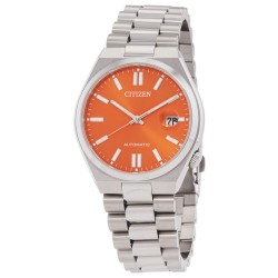Tsuyosa Automatic Orange Dial Men's Watch NJ0151-53Z