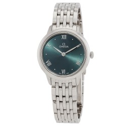 De Ville Quartz Green Dial Ladies Watch 434.10.28.60.10.001