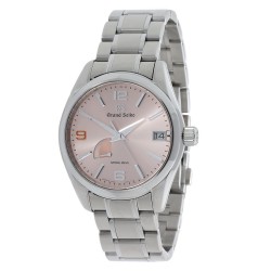 Pre-owned Grand Seiko Heritage Spring Drive Automatic Pink Dial Men's Watch SBGA371