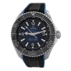 Pre-owned Omega Seamaster Planet Ocean Blue Dial Men's Watch 215.32.46.21.03.001