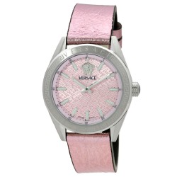V-Code Quartz Pink Dial Ladies Watch VE8I00124