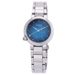 Eco-Drive Blue Mother of Pearl Ladies Watch EM0910-80N