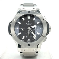 Pre-owned Hublot Big Bang Chronograph Black Dial Men's Watch 301.ST.5020.GR
