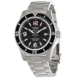 Pre-owned Breitling Superocean 44 Automatic Black Dial Men's Watch A17367D71B1A1