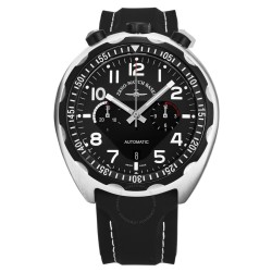 Pilot bulhed Chronograph Automatic Black Dial Men's Watch 6528-THD-A1