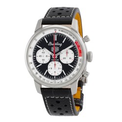 Top Time B01 Deus Chronograph Automatic Chronometer Black Dial Men's Watch AB01765A1B1X1