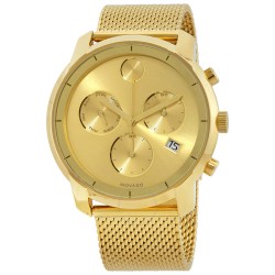 Bold Chronograph Gold Dial Men's Watch 3600372