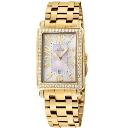 Avenue of Americas Mini Diamond Quartz Ladies Watch 7444YLB
