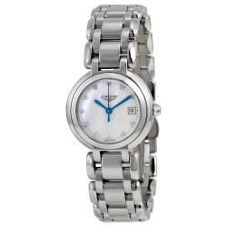 PrimaLuna Diamond White Mother of Pearl Dial Ladies Watch L8.110.4.87.6