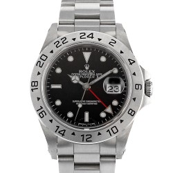 Pre-owned Rolex Explorer II Automatic Black Dial Men's Watch 16570 BKSO